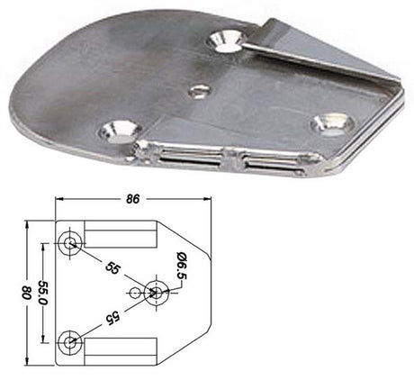 Platine Amovible Inox Pike'n Bass
