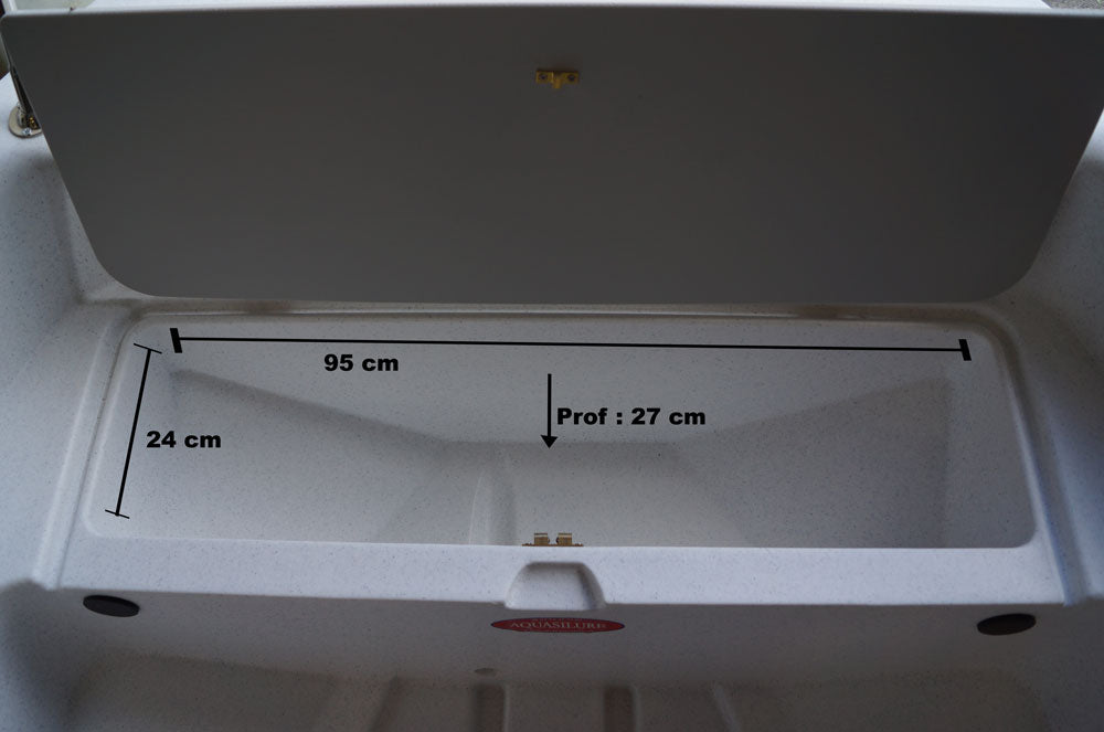 Puit à mouillage autovideur pour barque Aquasilure 380 Pack Complet