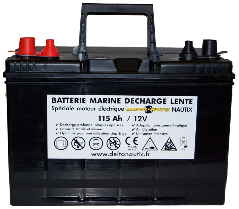 Batterie marine décharge lente 115 Ah 12V pour Pack Armor 320 suréquipé