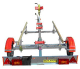 Remorque Basculante Grand Tourisme pour barque Rigiflex Aquapêche 370 Standard