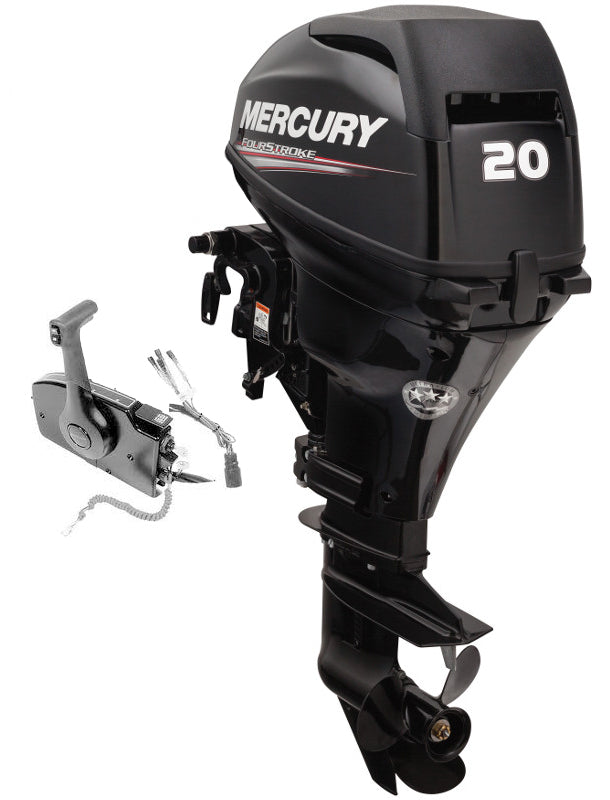 Moteur Mercury 20cv 4 temps EFI pour barque Rigiflex Cap 370 Console