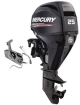 Moteur Mercury 25cv 4 temps EFI pour barque Rigiflex Cap 370 Console