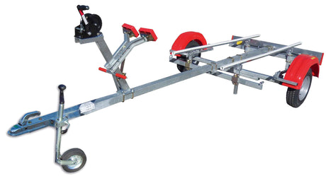 Remorque Nautic Plus pour Silurine 4m Titanium : barque ultra stable