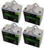 Lot de 4 batteries lithium 12V 55Ah Powerbrick