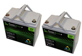 Lot de 2 batteries lithium 12V 55Ah Powerbrick