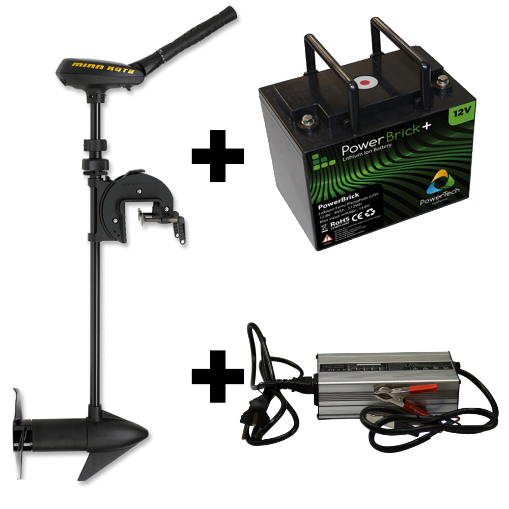 Pack Traxxis Maximizer Minn Kota + batterie Lithium + chargeur