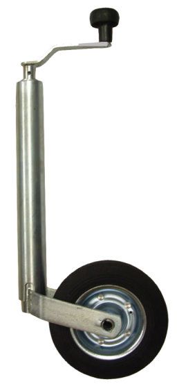 Roue jockey avec collier pour remorque