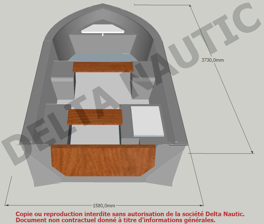 Barque Silurine Sport 373 et remorque GT