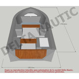 Bass Boat Silurine Sport 3m73 Blacky avec options personnalisables