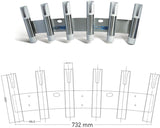 Porte-cannes 6 cannes