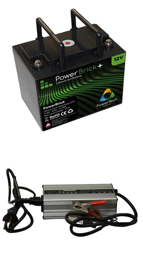 Pack batterie lithium Powerbrick + chargeur