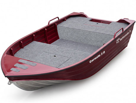 Le meilleur bass boat Carnalu 2.0 395M Luxe Ponté - aluminium soudé 2mm - Peinture Haute Résistance