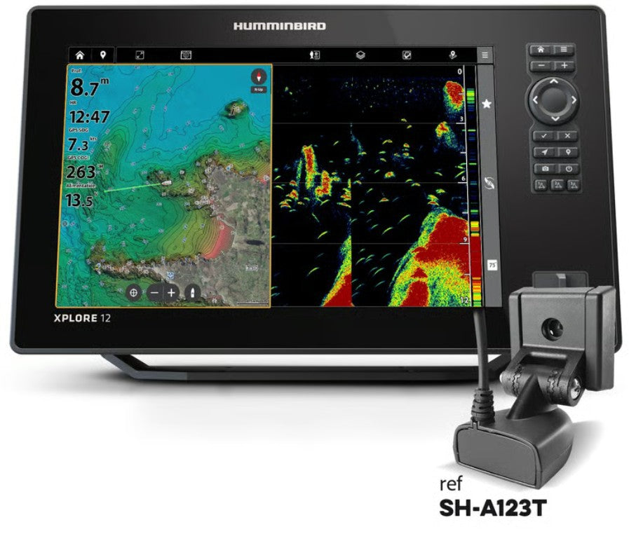 Combine-sondeur-GPS-Humminbird-Xplore-12-DS-TA