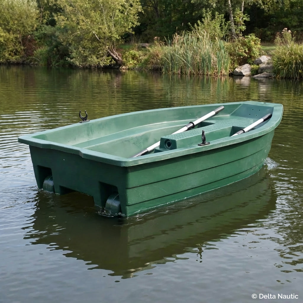 Barque Ecofish 225 dans un lac.