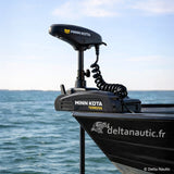 Moteur électrique Minn Kota Terrova 55 GPS 137cm MK-1358350 dans le lac d'Annecy