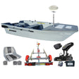 Pack barque Silurine 4m bass boat avec remorque GT et moteur Minn Kota Powerdrive 55 sans GPS