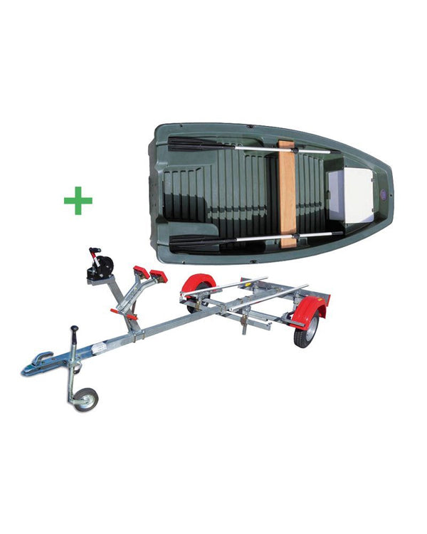 Barque Aquapêche 300 et remorque Nautic Plus