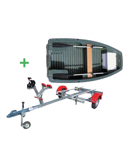 Barque Aquapêche 300 et remorque Nautic Plus