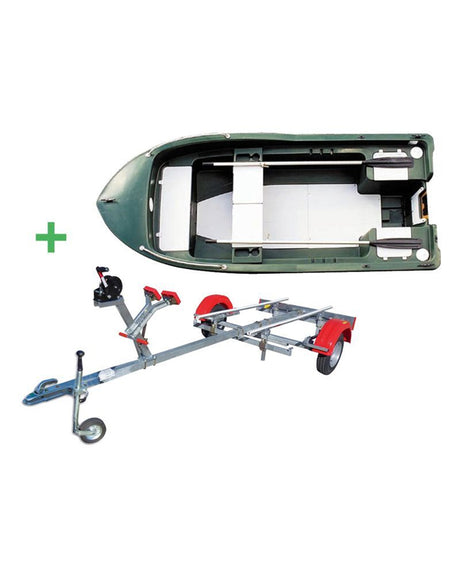 Barque Aquapêche 370 luxe et remorque Nautic Plus