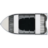 Barque aluminium Kimple Hunter 395 – Barque Alu Robuste et Stable pour la Pêche