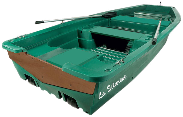 barque de peche Silurine 4m verte