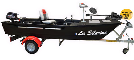 Pack superluxe Silurine 4m Bass Boat Blacky