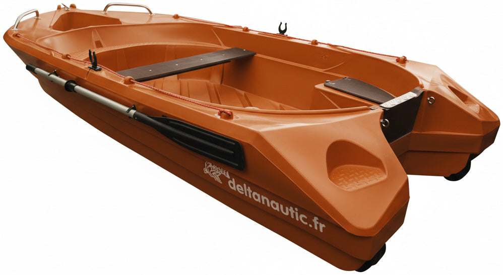 La barque Sécurité Falco 360 (orange) exclusivité Delta Nautic