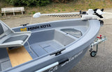 Barque Silurine Sport 373 Titanium + Remorque GT Grand Tourisme + 2 Sièges Conforts Luxes + 1 Hors Bord Tohatsu 6cv 4t Bi Cylindres + 1 Moteur Riptide Terrova 55 Lbs - Pack Exposition