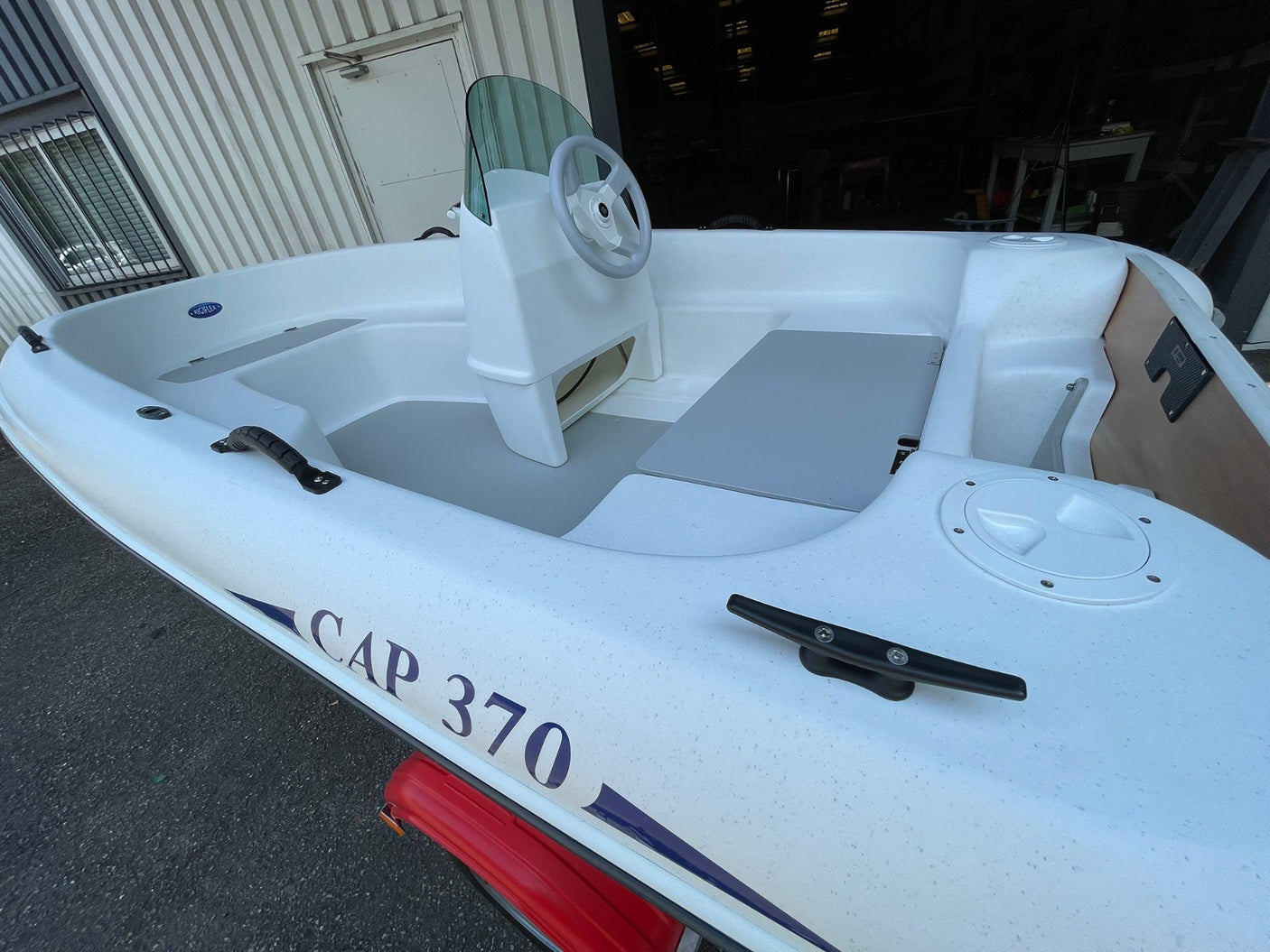 Barque Rigiflex Cap 370 Console + remorque GT d'expo