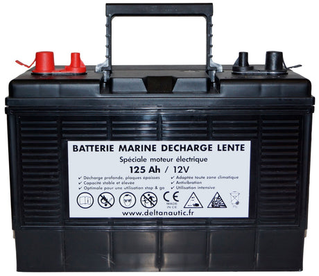Batterie 125A 12V Moteur électrique