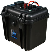 Valise Batterie Lithium LiFePO4 Delta Nautic 100Ah 12V avec sortie régulée + chargeur offert