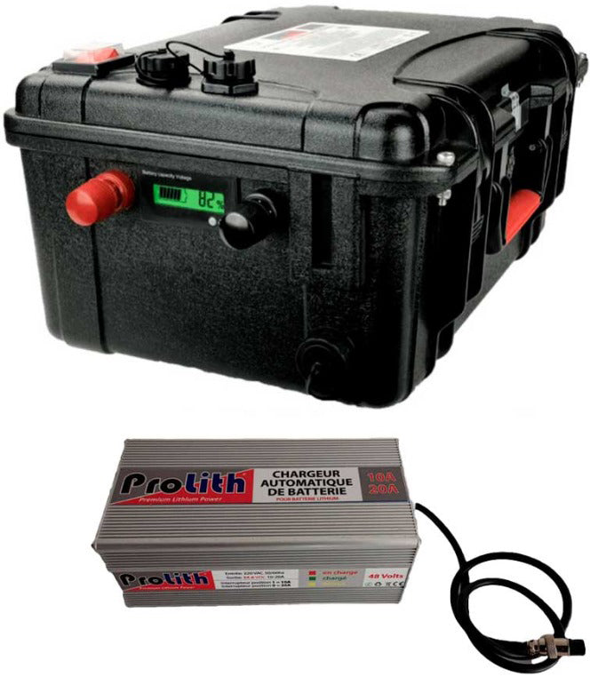 Valise Batterie Lithium 160Ah 24V avec sortie régulée