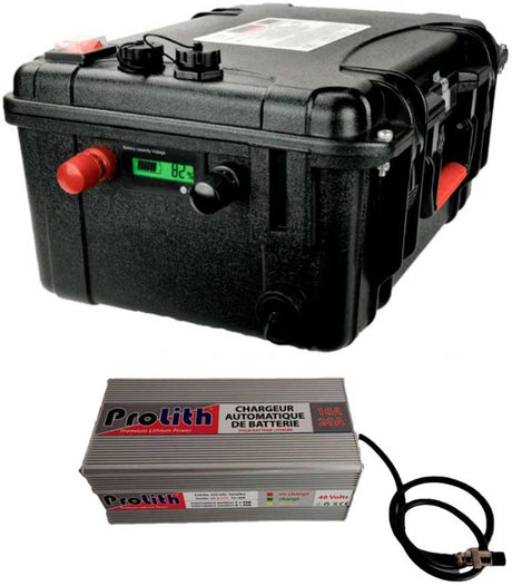 Valise Batterie Lithium 200Ah 24V avec sortie régulée