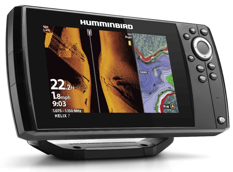 Combiné Humminbird Helix 7 G4 CHIRP SI Sonde tableau arrière