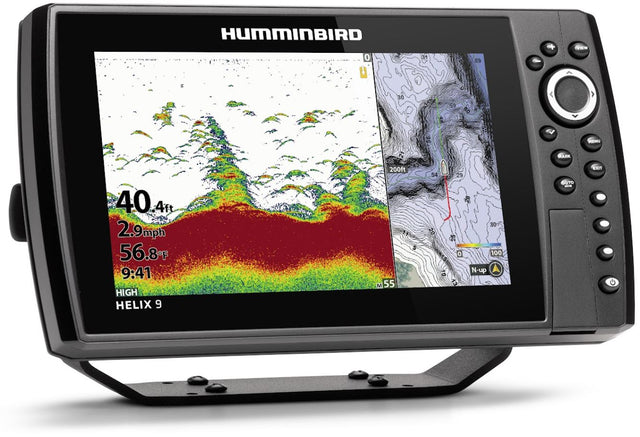 Combiné Humminbird Hélix 9 G4N CHIRP DS 2D + Sonde tableau arrière 140/240 KHz