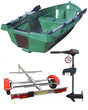 Pack barque la Fidèle 249 + remorque standard + moteur électrique Eco Booster V 55 lbs 12V