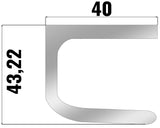Fixation flotteurs en U