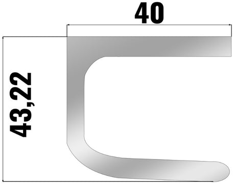 Fixation flotteurs en U