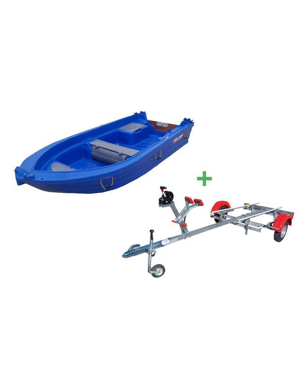 Barque Fun Yak 370 et remorque Nautic Plus