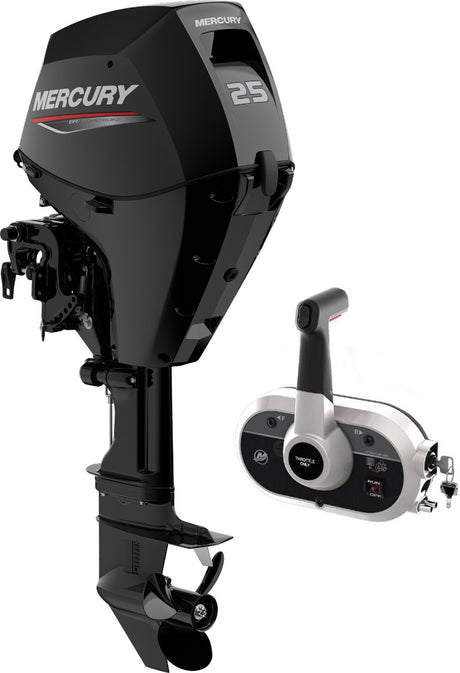 Mercury 25CV 4T EFI arbre court démarrage électrique et TRIM commande à distance