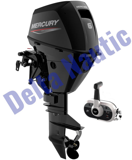 Mercury 6CV 4T Bicylindre EFI arbre long démarrage électrique commande à distance