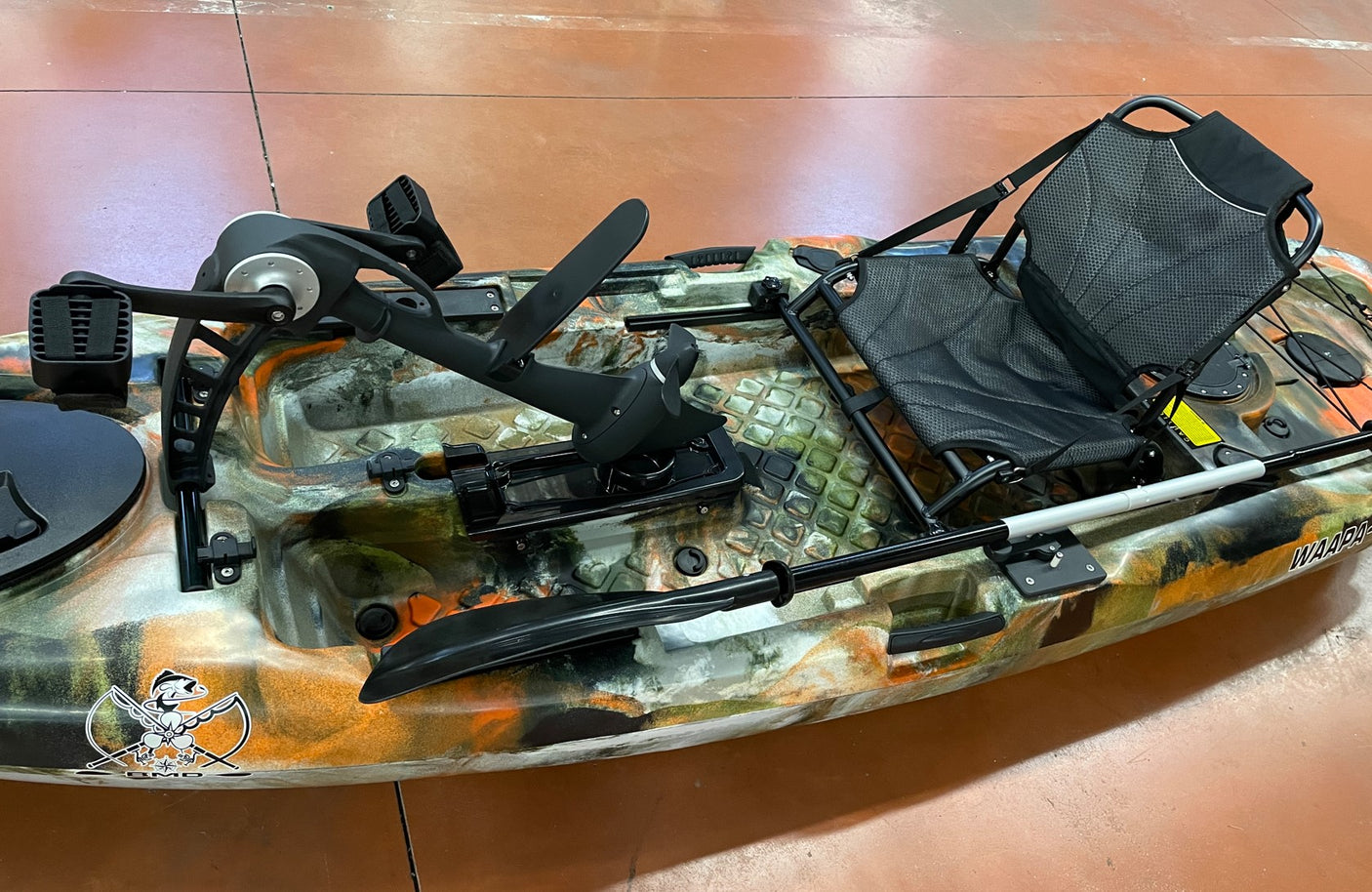 Kayak à pédale Waapa 310 pour la pêche ou la promenade