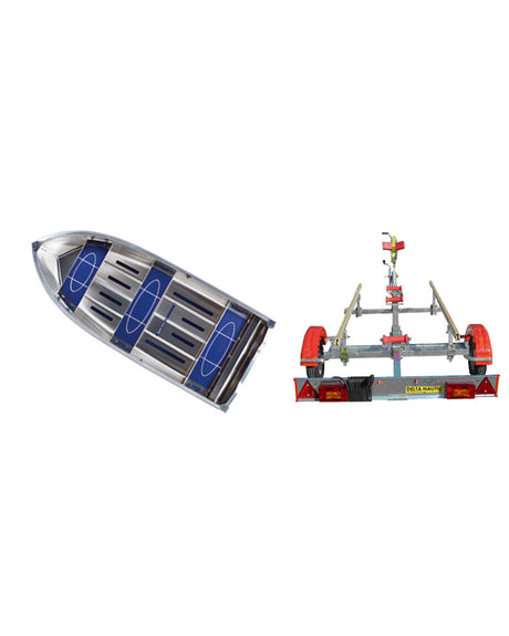 Barque Linder Sportsman 355 et remorque Grand Tourisme