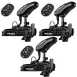 Lot 3 moteurs électriques Minn Kota Powerdrive 55 Lbs GPS 137 cm