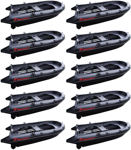 Lot de 10 barques Campeuse 2,49m blacky