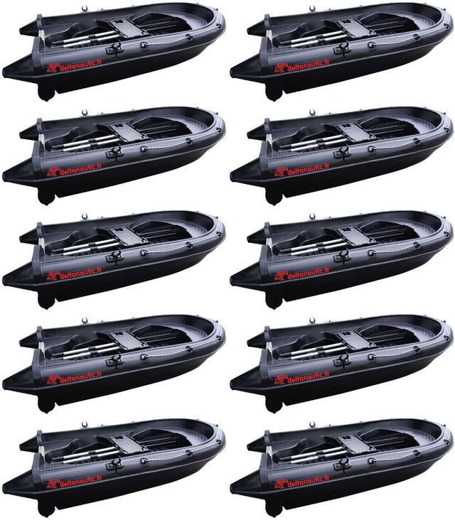 Lot de 10 barques Campeuse 2,49m blacky