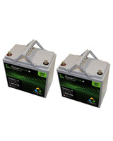 Lot de 2 batteries lithium 12V 55Ah Powerbrick