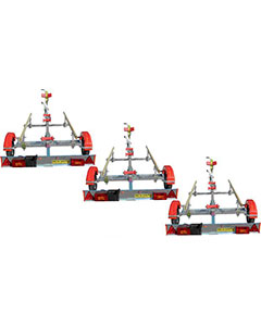 Lot de 3 remorques GT