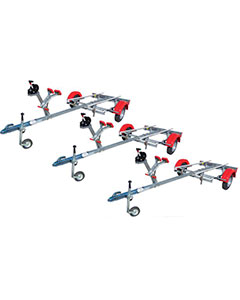 Lot de 3 remorques Nautic Plus