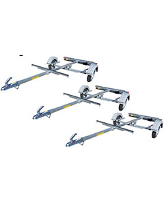 Lot de 3 remorques standard